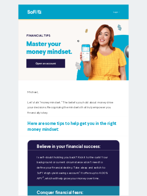 SoFi - 📈 Ready to level up your money mindset this new year? Let’s get started with some tips.