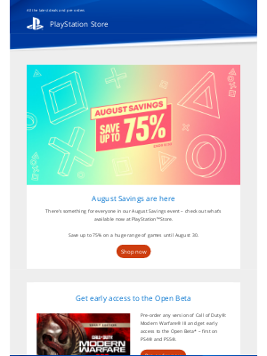 August Savings come to PlayStation Store – PlayStation.Blog