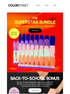 Color Street - Score a show-stopping bundle & back-to-school gift with purchase!