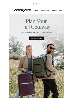 Hartmann - Travel in Style for Your Next Fall Getaway