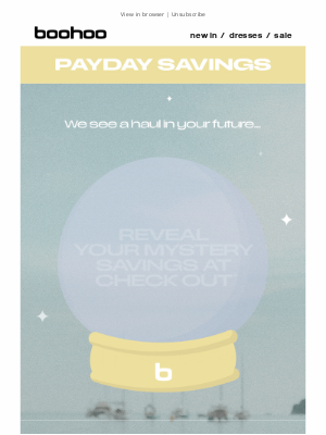 boohoo (United Kingdom) - Your Mystery discount this PAYDAY 🔎