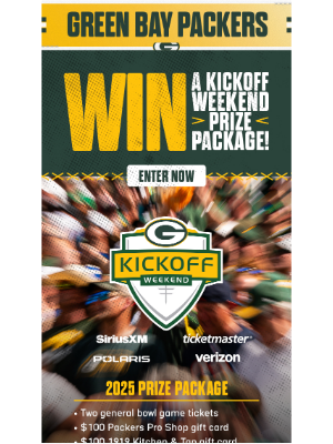 Green Bay Packers - Want to WIN tickets to the home opener?