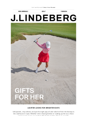J.Lindeberg - Brighten Her Day with Spring Styles