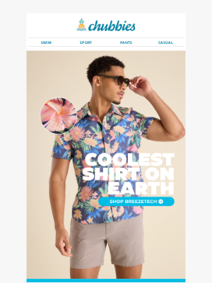 Chubbies - Fishing? Grilling? Vibing? BreezeTech’s In.