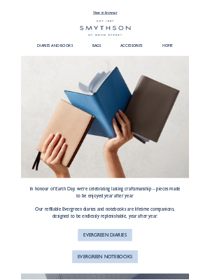 Smythson - Evergreen diaries