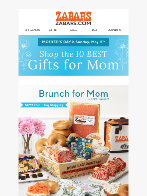 Zabar's - Shop our 10 BEST Mother's Day Gifts! Hurry just two weeks away!