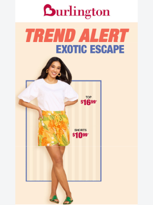 Burlington - Tropical styles under $20🌴