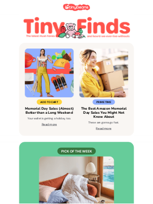 Tinybeans - Memorial Day deals we’re shopping ⛱️