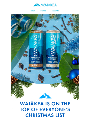 Waiakea Hawaiian Volcanic Water - Make a Splash with Waiākea Stocking Stuffers! 💦