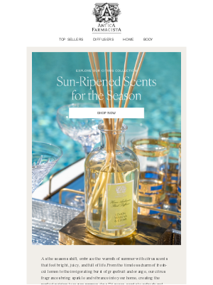 Antica Farmacista - Transform Your Space with Summer Scents