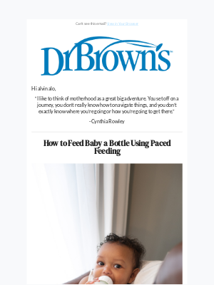 Dr Browns - Paced Feeding: What You Need To Know