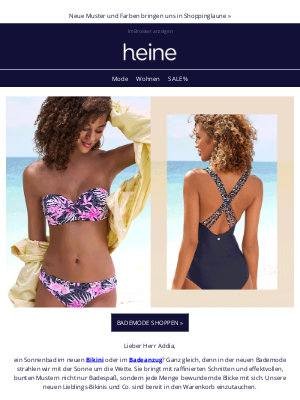 Heine (Germany) - Sommerzeit für Bikinis & Badeanzüge! 👙🩱