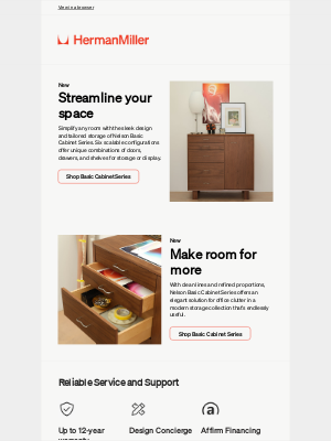 Design Within Reach - New arrival: Nelson Basic Cabinet Series