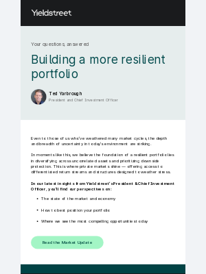 Yieldstreet - Our Chief Investment Officer answers your top questions
