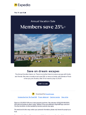 Expedia - Sale starts now: Save 25%+ on hotels