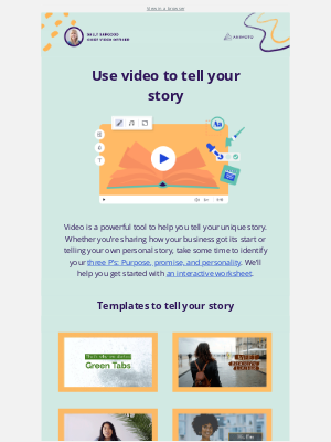 Animoto - Telling your story with the 3 P’s