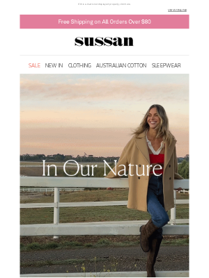 Sussan Corporation Pty Ltd - NEW COLLECTION | In Our Nature
