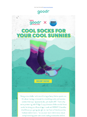 RUN goodr - Cool Socks For Your Cool Sunnies