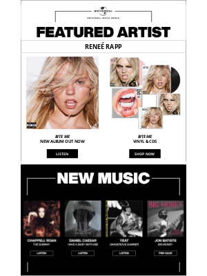Spotify - New music from Reneé Rapp, Chappell Roan, Daniel Caesar, & more