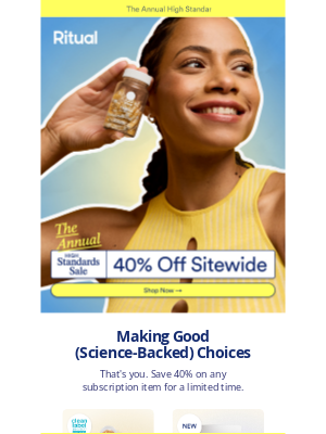 Ritual - The Annual High Standards Sale — 40% Off