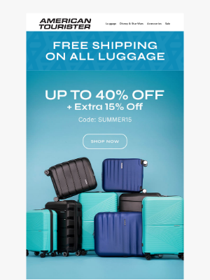 American Tourister - Summer Savings You Can't Miss
