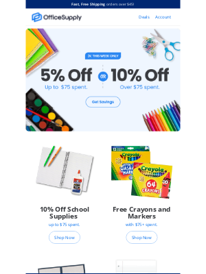 OfficeSupply - ✨ a FREEBIE coupon just landed in your inbox!
