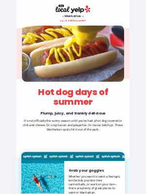 Hot dogs = happiness 🌭
