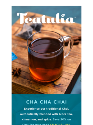 Teatulia Tea - Cha Cha Chai