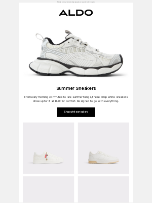Aldo Shoes (Canada) - White sneakers, all summer long