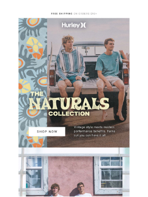 Hurley - Vintage style 🤝 modern performance benefits