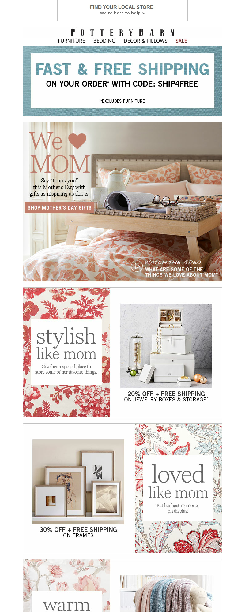Pottery Barn - WE ❤️ MOM – Our Mother's Day Gift Picks Are In!