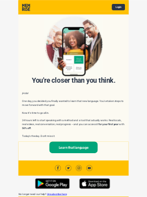 Memrise - One decision. A world of conversation.