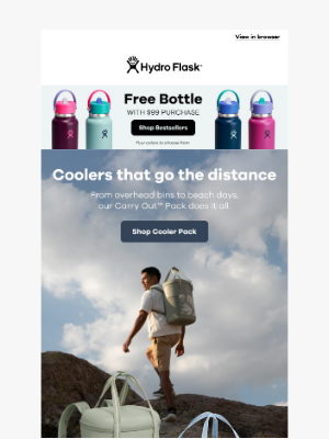 Hydroflask - Get a cooler, get a FREE gift