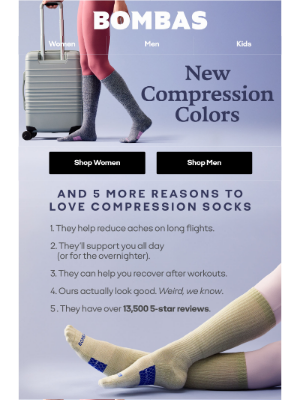 Bombas - New: Compression Socks, But Fashionable?