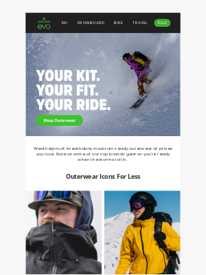 evo - Current Forecast: Big Outerwear Savings