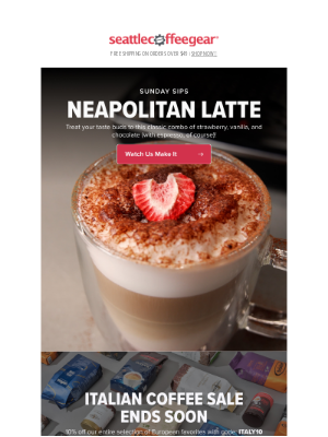 🍨 Sunday Sips: Neapolitan Latte Recipe