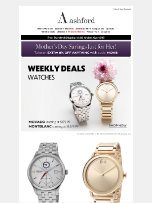 Ashford - Weekly Watch Picks for Gifting (and Keeping!)