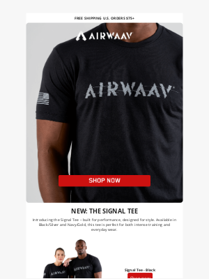 AIRWAAV - New Shirt: The Signal Tee