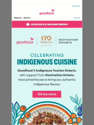 Goodfood Market (Canada) - Try Indigenous cuisine 🦬 Up to $216 OFF