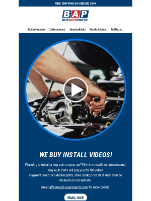 Buy Auto Parts - EARN money on your repair!