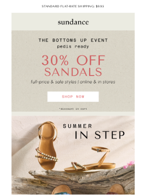 Sundance Catalog - 30% Off Sandals for Every Outfit 🩴