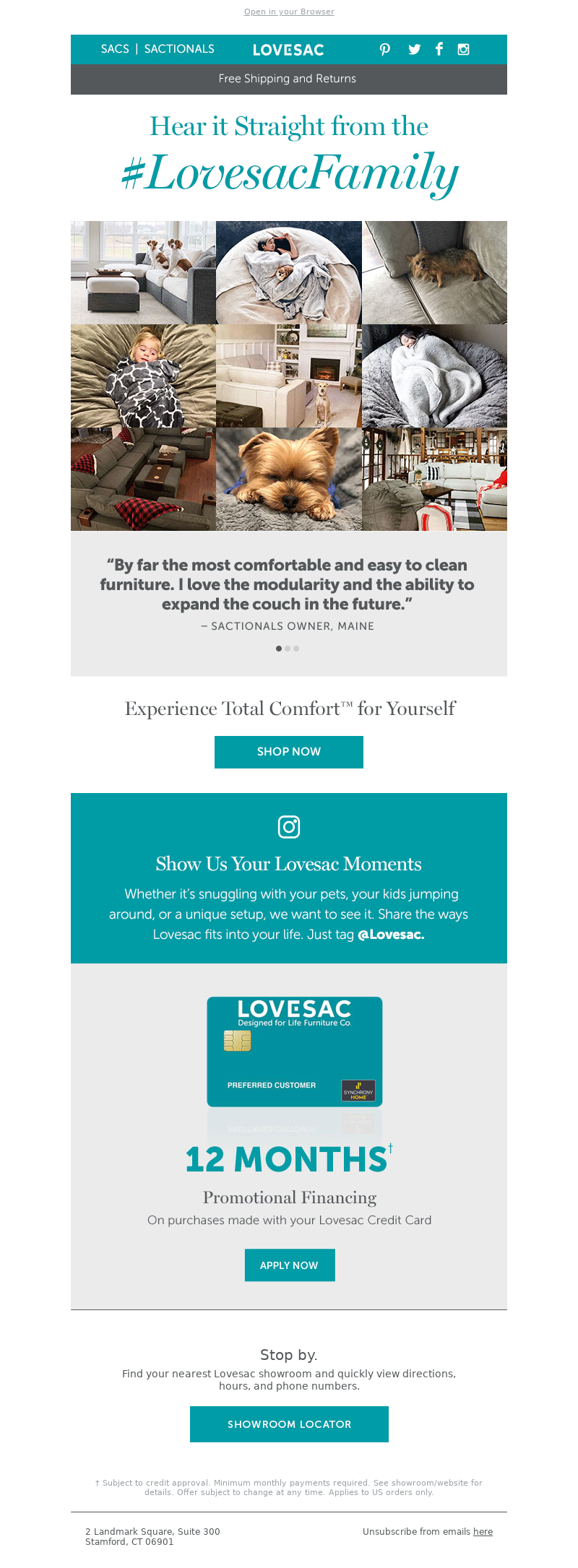 Lovesac - The #LovesacFamily said it best. Hear how Total Comfort can change your life