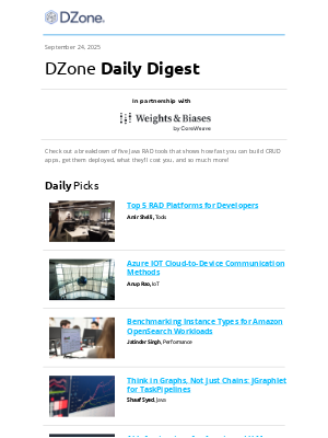 DZone - Top RAD tools every dev needs