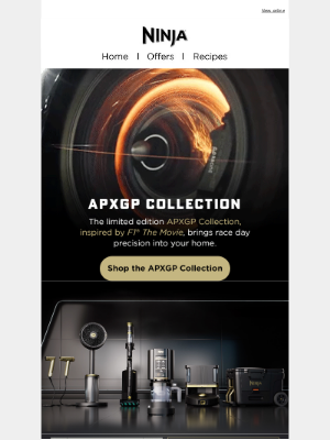 Ninja Kitchen - Start your engines, the APXGP Collection is here!