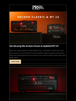prsguitars - Plug in with the Updated MT 15 and All-New Archon Classic Amplifiers! ⚡