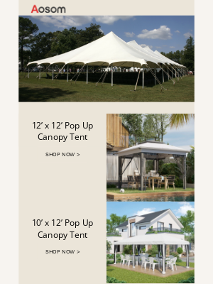 Aosom - Instant Shade, Anywhere – Top Pop-Up Canopy Picks!