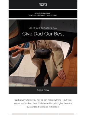 TUMI - What Dad Really Wants