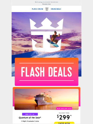 Royal Caribbean Cruises - 🌊 These deals are making waves – book now!