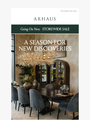 Arhaus - Explore Our Newest Arrivals