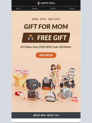 Giraffe Tools - Gift for Mom, Gift for You!🎁